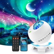 LED Sternenhimmel Projektor Lampe USB Polarlicht Schlaflampe Aurora Nachtlicht