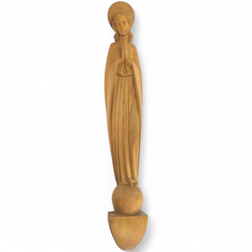 Große madonna aus holz - große,