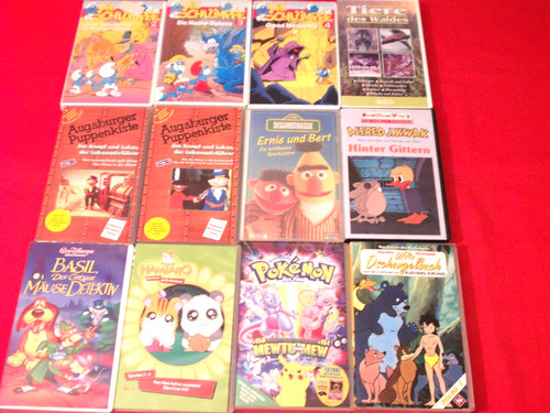 Vhs video konvolut - konvolut, (12