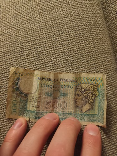 500 lire geldschein italien - 500,