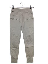 ELIAS RUMELIS High-Waist Hose Damen Hose Gr. DE 34 hellgrau Casual-Look