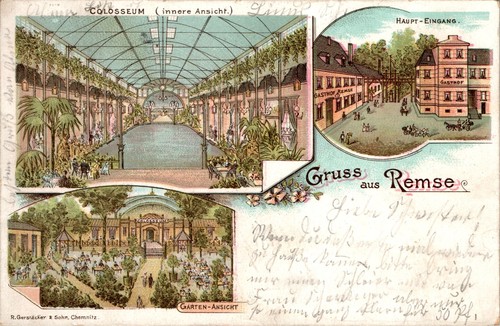 Litho gruss aus - aus, zwickau