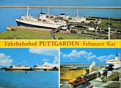 Puttgarden fährbahnhof - ak,