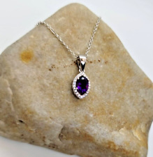 Amethyst Anhänger. Silber