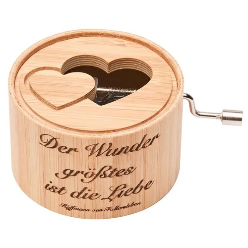 Spieluhr aus bambus mit dem - aus,