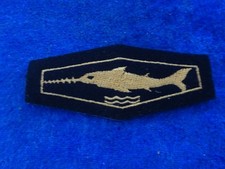 A63-06)  Marine Bundeswehr Schwimmtaucher Diver Stoff Tätigkeitsabzeichen bronze
