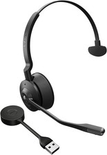 Jabra Engage 55 Schnurloses Mono Headset mit Link 400 USB-A DECT-Adapter schwarz