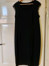 traumhaftes festliches Kleid, schwarz mit Spitze, Gr. L (44, 46) Marina Rinaldi