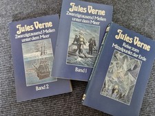 3x Buch Jules Verne 20000 Meilen unter Meer,Reise zum Mittelpunkt Erde Pawlak