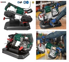 Profi Metallbandsäge Untergestell Arbeitstisch LED-Licht Bandsäge Sägeband NEU