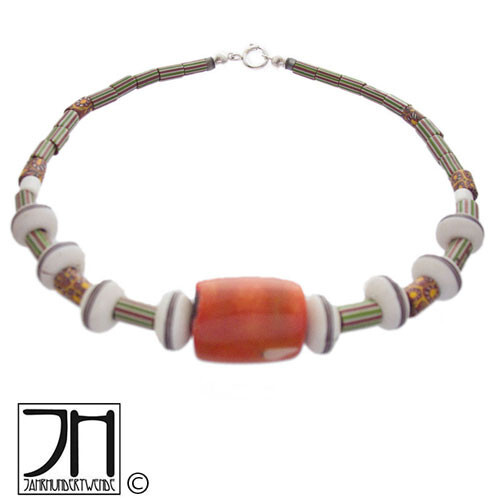 Vintage koralle collier murano - koralle,