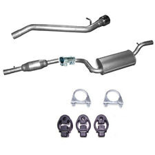 Komplette Auspuff + Anbausatz