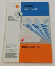 Herma Laser-print weiß No. 4638 48,3 x 25,4 mm 1892 Stück (angefangene Packung)