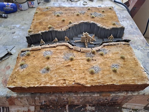 Modellbau geschützdiorama - modellbau,,