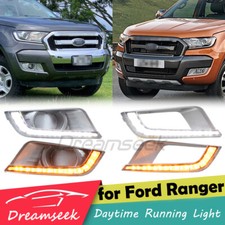 2x LED Tagfahrlicht TFL für Ford Ranger 2015-2017 DRL Nebelscheinwerfer Blinker