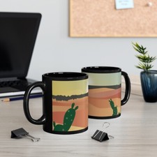Tassen 11oz Black Mug