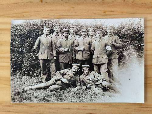 Postkarte foto soldaten truppe - foto,
