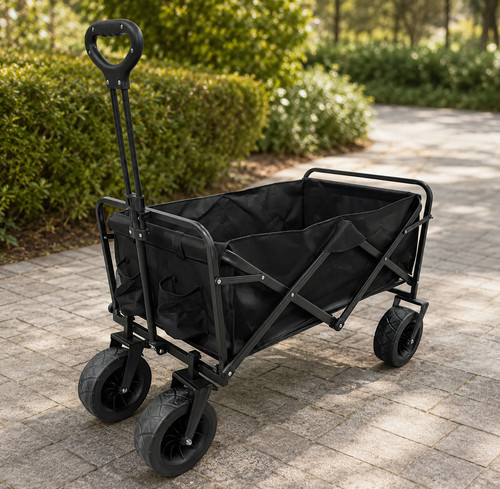 Bollerwagen faltbar schwarz - bollerwagen,