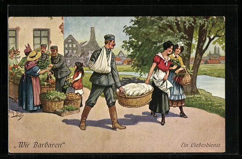 Künstler arthur thiele - künstler-ak,