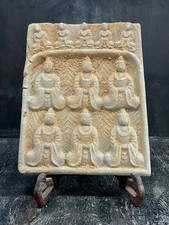 altes  tibetisches Tempelrelief terracotta gebranter Ton Buddha Motive China