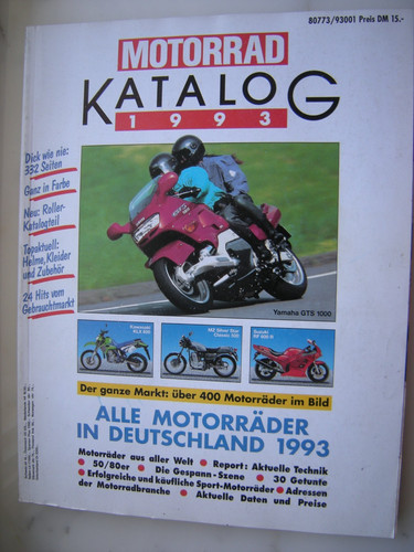 Motorrad katalog 1993 - motorrad,