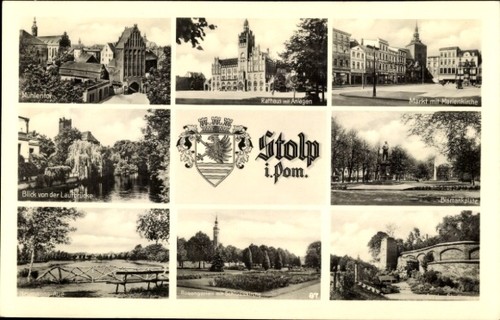 Słupsk stolp pommern - ak,