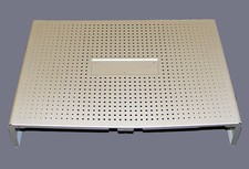 Reel Multimedia Gehäuse-Deckel ohne Logo Reelbox Avantgarde Gehäusedeckel silber