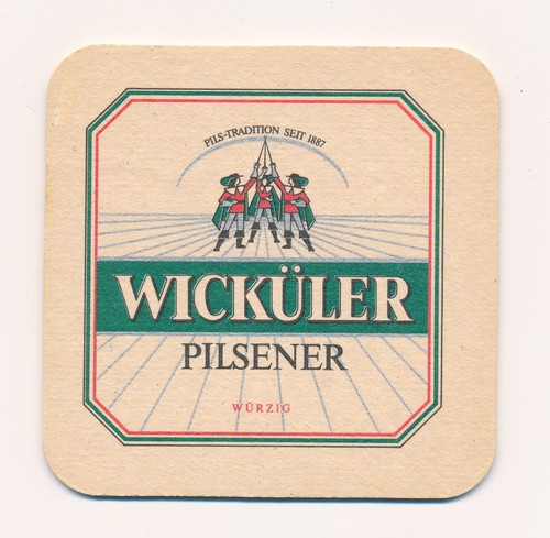 Bierdeckel wuppertal wicküler - wuppertal,
