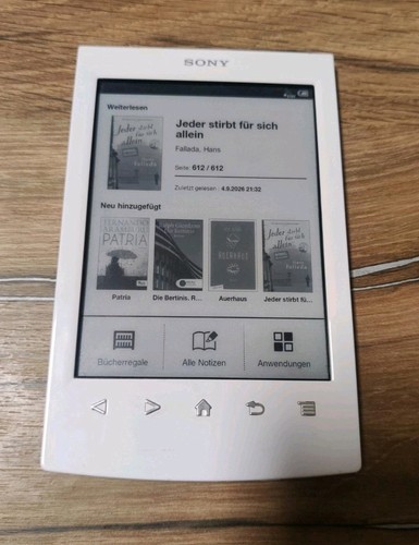 Sony prs ebook reader 6 - prs-t2,