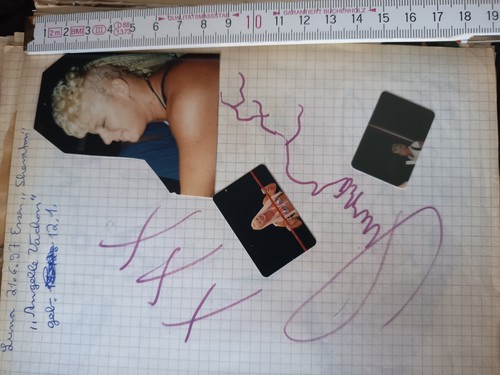 Luna vachon autogramm - vachon,