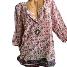 Sheego Shirt Tunika Bluse Gr