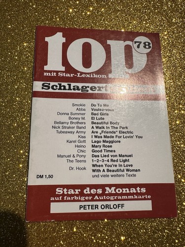 Top schlagertextheft - top, nr.78