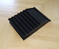 USM Inos Schrägfächer C4 Set schwarz zu Schublade A6 / A5