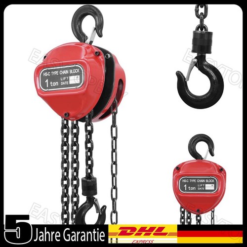 Kettenzug 2000kg seilzug - 3m,