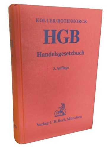 Hgb handelsgesetzbuch koller - hgb,