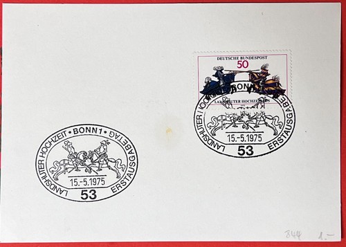 Ersttagsstempel brd 1975 wie - ersttagsstempel,