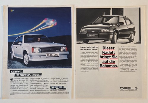 Opel kadett werbebilder - opel,