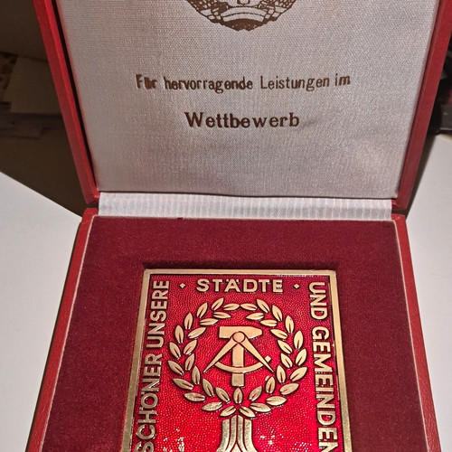 Ddr plakette etui - ddr,