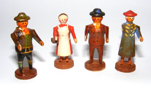 Vintage figur bahnhof - h0,
