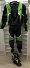 Polo FLM Motoradkombi Gr. 50   2 Teilige Kangaroo  Leder   + Stiefel  Gr 43