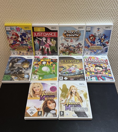 10x nintendo wii spiele - 10x,