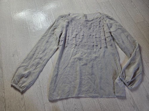 Dünne transparent bluse - transparent,