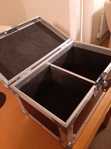 Aluminium schallplattenkoffer - aluminium,