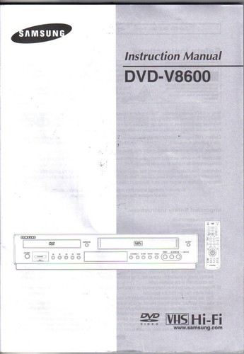 Samsung dvd 8600 v8600 - 8600,