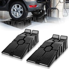 2x Kunststoff Auffahrrampe