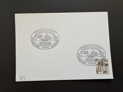 Brd schiffspost bodensee - brd,