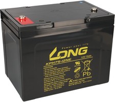Kung Long Bleiakku Batterie KPH75-12NE M6 12V 75Ah AGM Blei Accu wartungsfrei