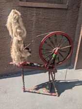 Antikes Spinnrad –