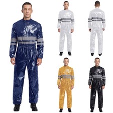 Herren glänzend Arbeitsanzug