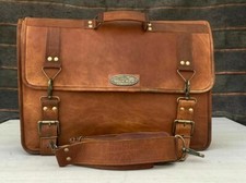 Vintage Leder Laptop Messenger